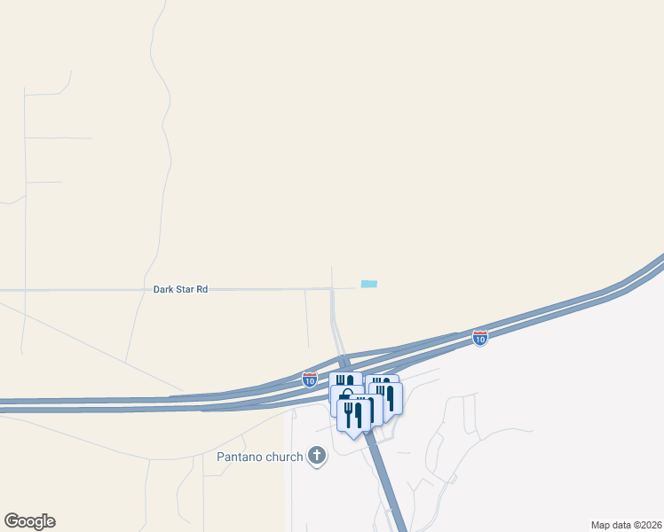 map of restaurants, bars, coffee shops, grocery stores, and more near Dark Star Road in Benson