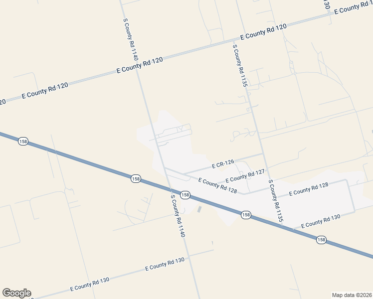 map of restaurants, bars, coffee shops, grocery stores, and more near 5103 East County Road 128 in Midland
