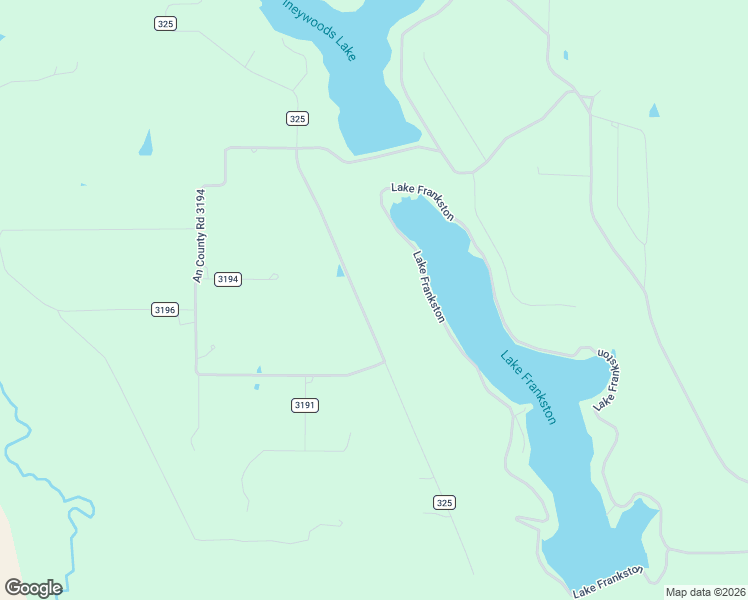 map of restaurants, bars, coffee shops, grocery stores, and more near 782 An County Road 325 in Frankston