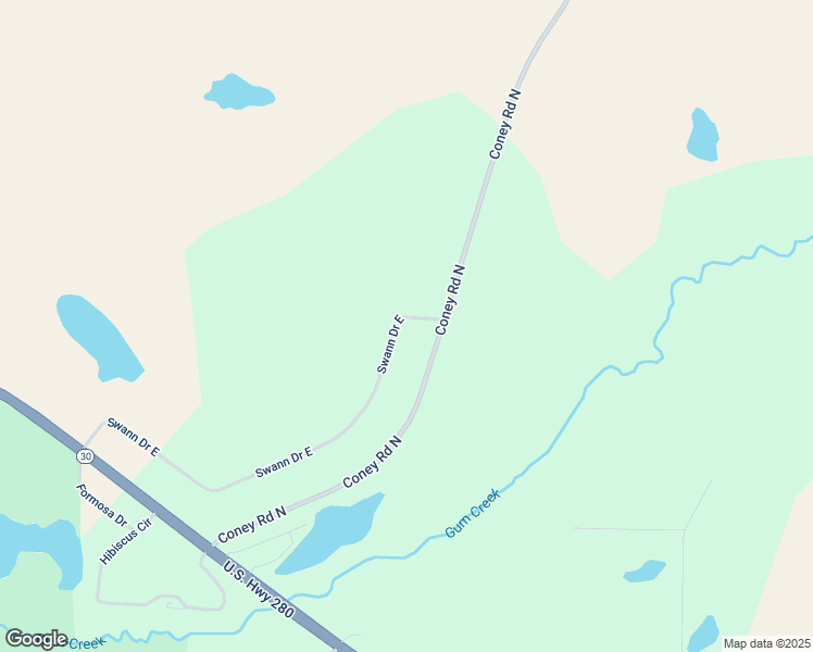 map of restaurants, bars, coffee shops, grocery stores, and more near 263 Coney Road North in Cordele