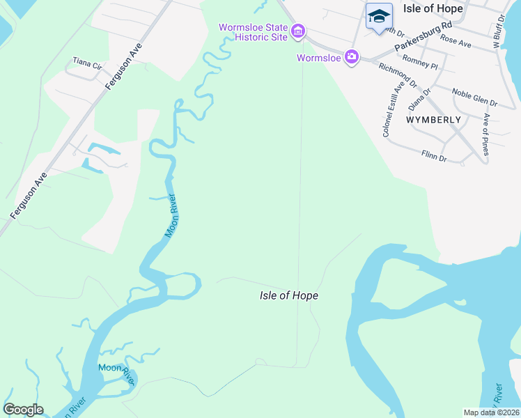 map of restaurants, bars, coffee shops, grocery stores, and more near in Savannah