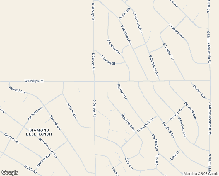 map of restaurants, bars, coffee shops, grocery stores, and more near 15341 Brookfield Avenue in Tucson
