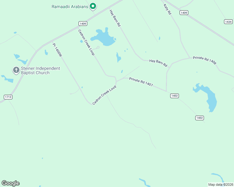 map of restaurants, bars, coffee shops, grocery stores, and more near Cedron Creek Loop in Morgan