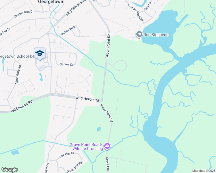 map of restaurants, bars, coffee shops, grocery stores, and more near 400 Bridgewater Dr in Savannah