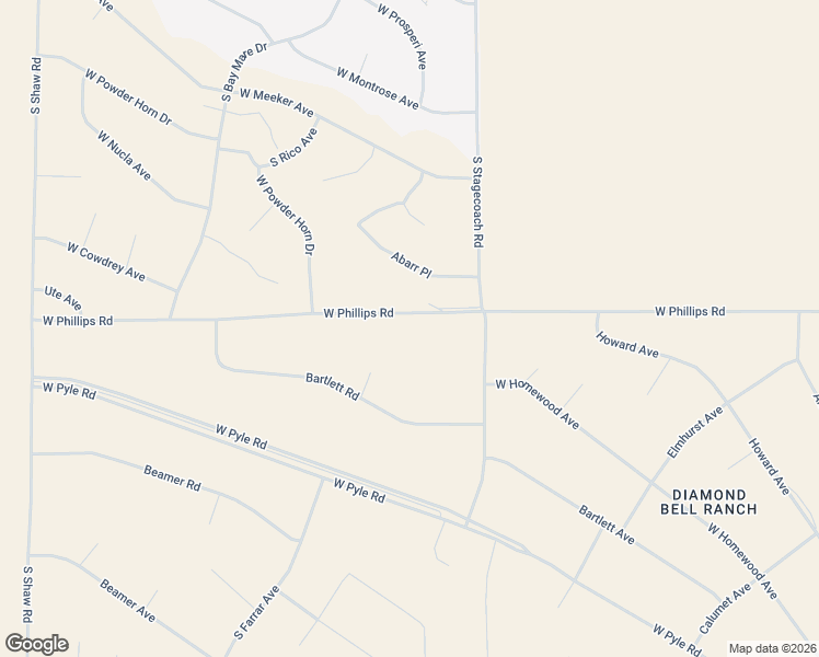 map of restaurants, bars, coffee shops, grocery stores, and more near 15895 West Phillips Road in Tucson