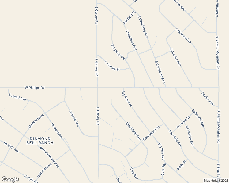 map of restaurants, bars, coffee shops, grocery stores, and more near 15340 Brookfield Avenue in Tucson
