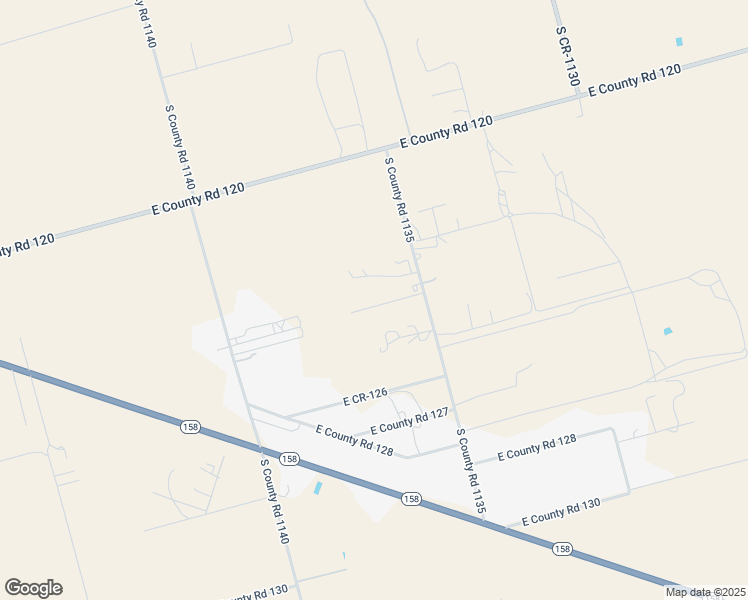 map of restaurants, bars, coffee shops, grocery stores, and more near 3802 South County Road 1135 in Midland