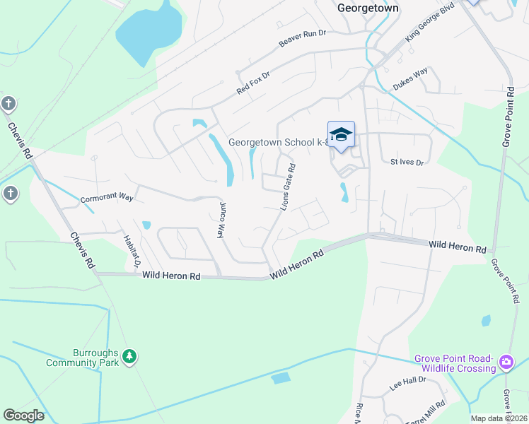 map of restaurants, bars, coffee shops, grocery stores, and more near 6 Ganet Crossing in Savannah