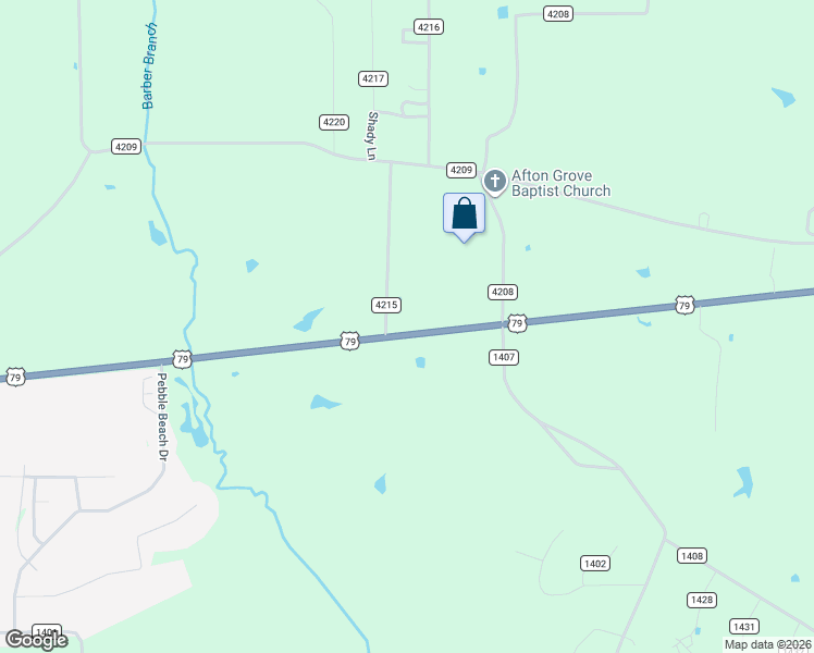 map of restaurants, bars, coffee shops, grocery stores, and more near 15139 U.S. 79 in Jacksonville