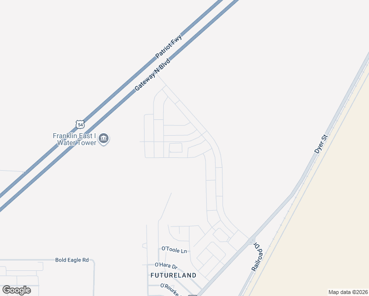 map of restaurants, bars, coffee shops, grocery stores, and more near 12437 Omalley Drive in El Paso