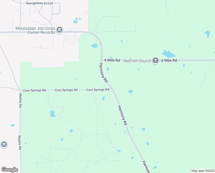 map of restaurants, bars, coffee shops, grocery stores, and more near 1007-1053 Harmony Road in Crystal Springs