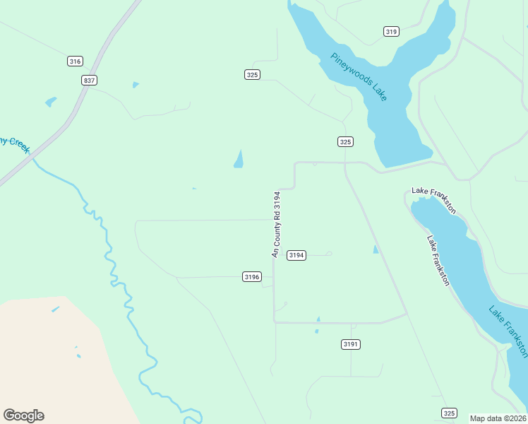 map of restaurants, bars, coffee shops, grocery stores, and more near 812 An County Road 3193 in Frankston