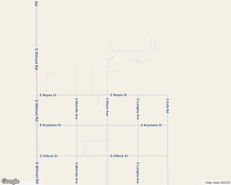 map of restaurants, bars, coffee shops, grocery stores, and more near 6735 East Noyes Street in Sahuarita