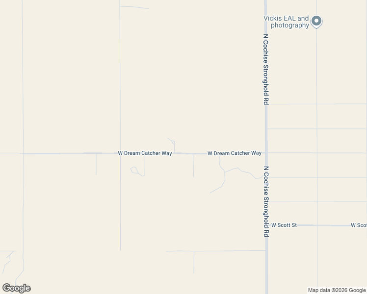 map of restaurants, bars, coffee shops, grocery stores, and more near 1055 West Dream Catcher Way in Cochise