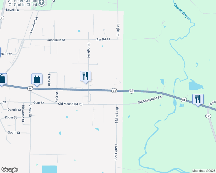 map of restaurants, bars, coffee shops, grocery stores, and more near 2610 Main Street in Logansport