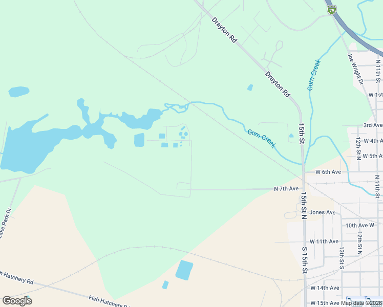 map of restaurants, bars, coffee shops, grocery stores, and more near 801 Perimeter Road in Cordele