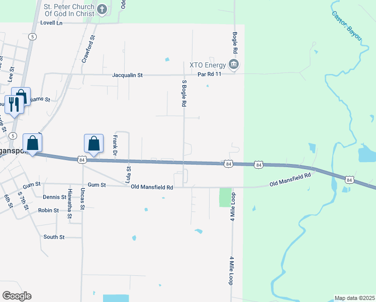 map of restaurants, bars, coffee shops, grocery stores, and more near 201 Bogle Road in Logansport