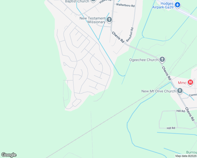 map of restaurants, bars, coffee shops, grocery stores, and more near 22 Tulane Court in Savannah