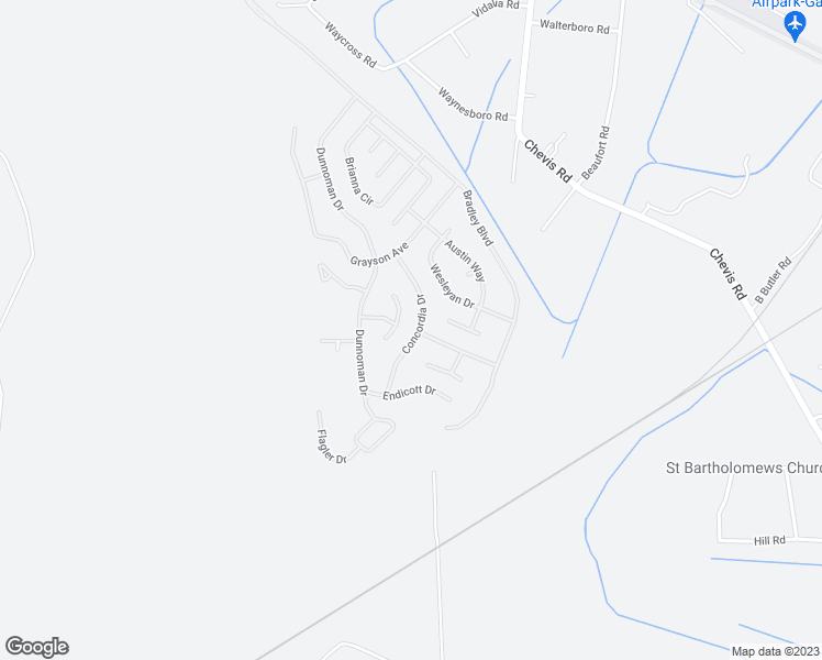 map of restaurants, bars, coffee shops, grocery stores, and more near 25 Concordia Drive in Savannah