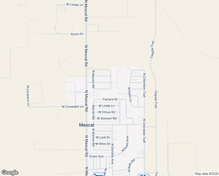 map of restaurants, bars, coffee shops, grocery stores, and more near 3160 West Green Park Drive in Benson