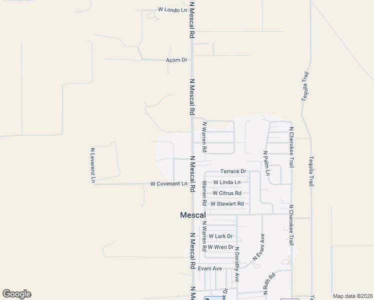 map of restaurants, bars, coffee shops, grocery stores, and more near 679 North Mescal Road in Benson