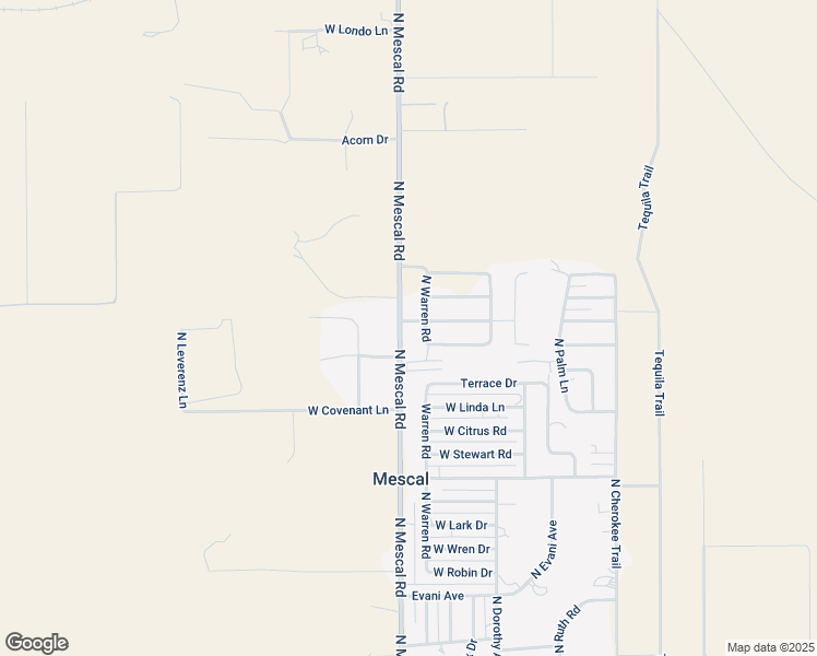 map of restaurants, bars, coffee shops, grocery stores, and more near 679 North Mescal Road in Benson