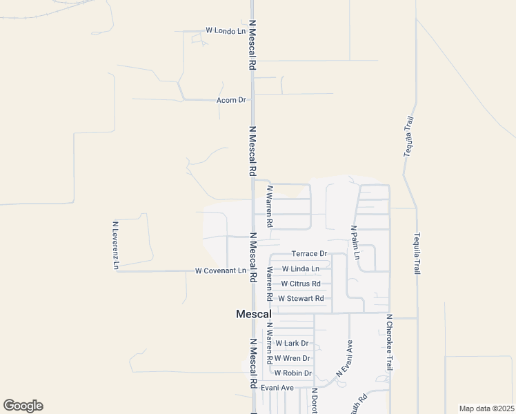 map of restaurants, bars, coffee shops, grocery stores, and more near 679 North Mescal Road in Benson