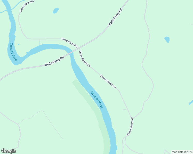 map of restaurants, bars, coffee shops, grocery stores, and more near 3 Rivers Estates Road in Uvalda