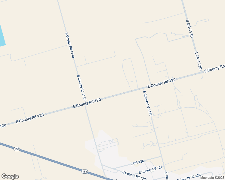 map of restaurants, bars, coffee shops, grocery stores, and more near 5301 East County Road 120 in Midland