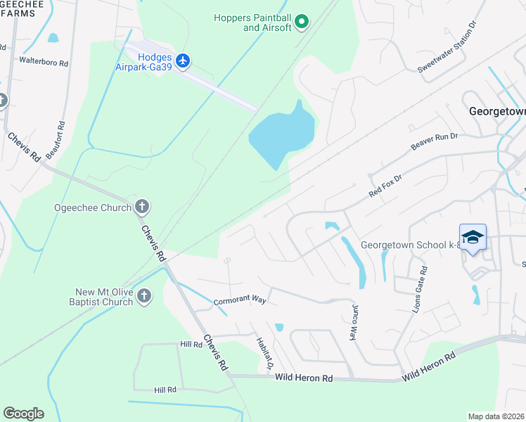 map of restaurants, bars, coffee shops, grocery stores, and more near 110 West White Hawthorne Drive in Savannah
