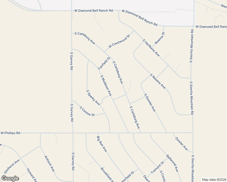 map of restaurants, bars, coffee shops, grocery stores, and more near 15006 South Carlsburg Avenue in Tucson
