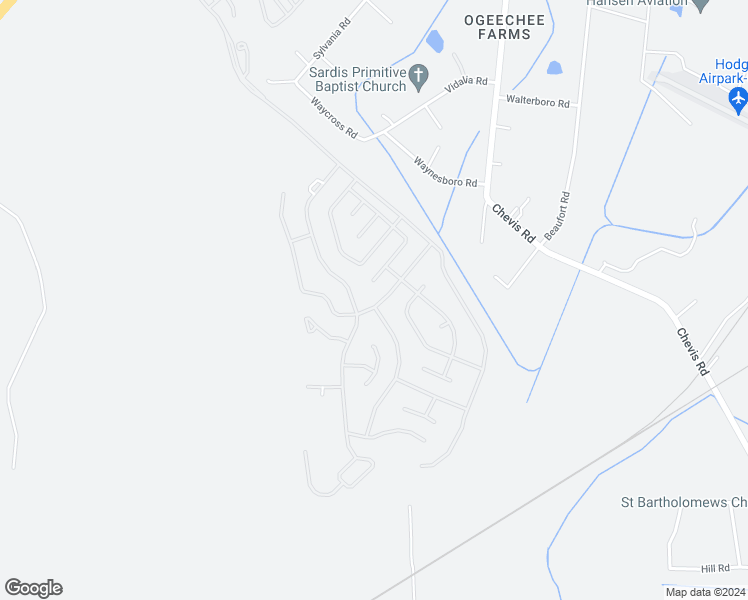 map of restaurants, bars, coffee shops, grocery stores, and more near 125 Grayson Avenue in Savannah