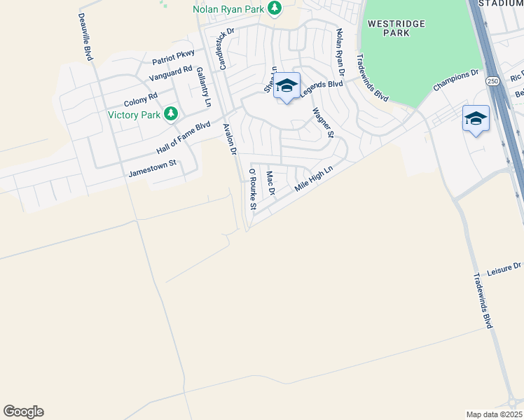 map of restaurants, bars, coffee shops, grocery stores, and more near 6211 Mile High Lane in Midland