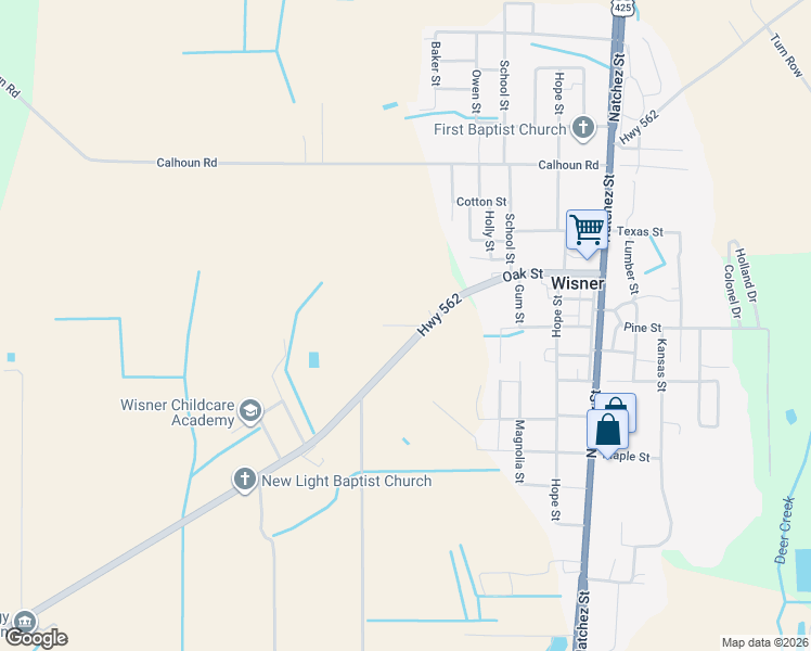 map of restaurants, bars, coffee shops, grocery stores, and more near 138-146 Boyette Road in Wisner