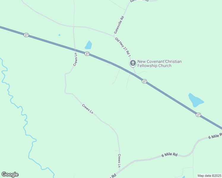 map of restaurants, bars, coffee shops, grocery stores, and more near 1016 Pine Ridge Drive in Crystal Springs