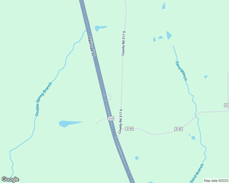 map of restaurants, bars, coffee shops, grocery stores, and more near 13894-13896 County Road 317 South in Mount Enterprise