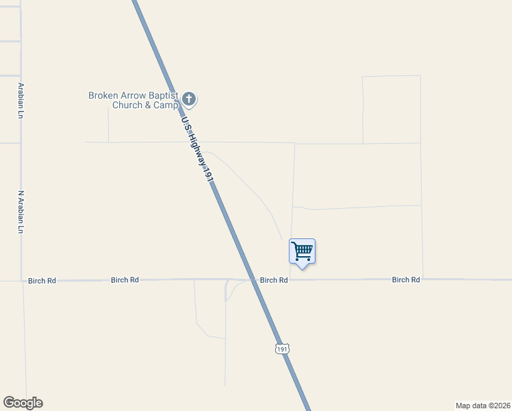 map of restaurants, bars, coffee shops, grocery stores, and more near 1073 Birch Road in Cochise