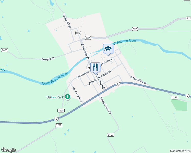 map of restaurants, bars, coffee shops, grocery stores, and more near in Iredell