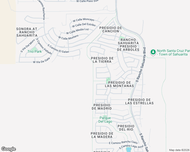 map of restaurants, bars, coffee shops, grocery stores, and more near 129 West Calle Sauco in Sahuarita