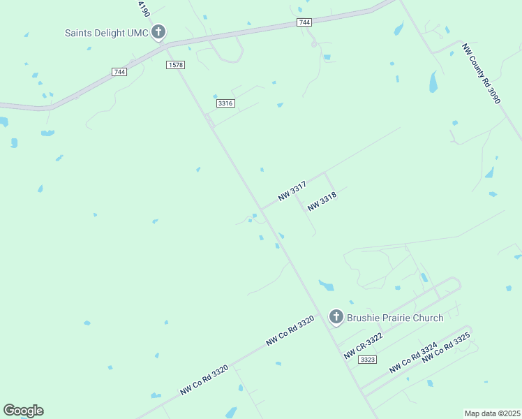 map of restaurants, bars, coffee shops, grocery stores, and more near 2100 Farm to Market Road 1578 in Frost