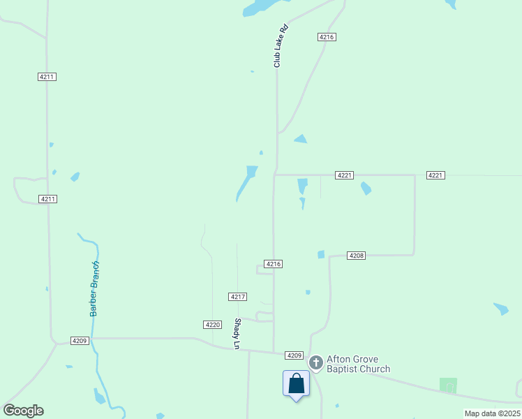 map of restaurants, bars, coffee shops, grocery stores, and more near 613 County Road 4216 in Jacksonville