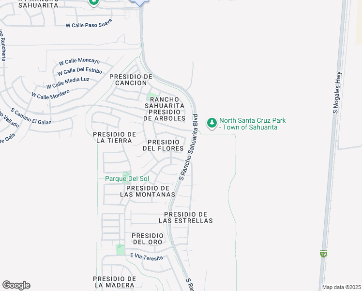 map of restaurants, bars, coffee shops, grocery stores, and more near 14500 East Camino Tierra Luna in Sahuarita