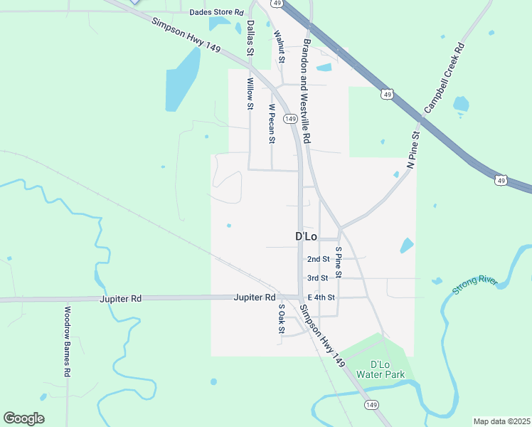 map of restaurants, bars, coffee shops, grocery stores, and more near 205 Willow Street in Braxton