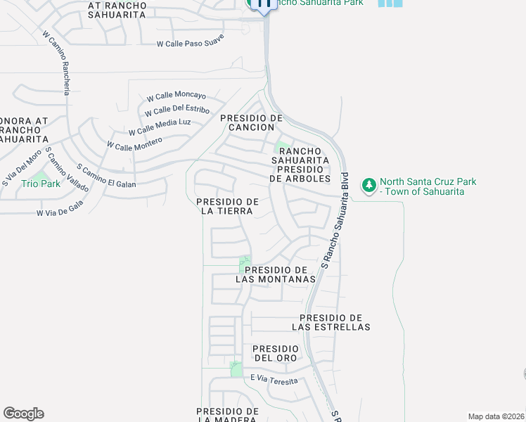 map of restaurants, bars, coffee shops, grocery stores, and more near 136 East Corte Rancho Colina in Sahuarita