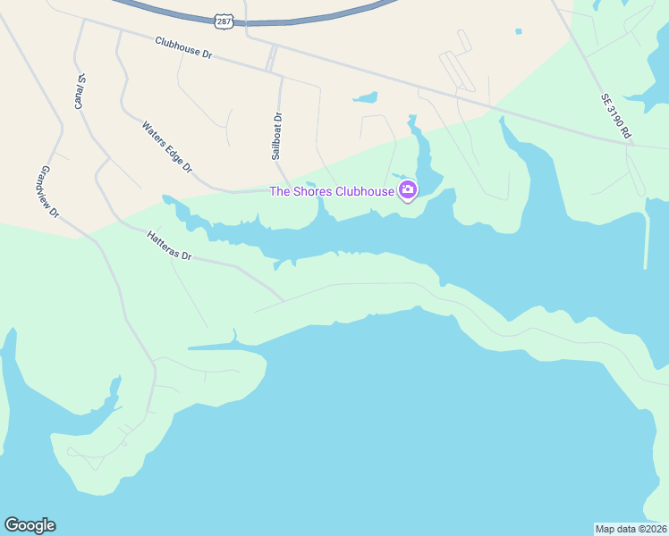 map of restaurants, bars, coffee shops, grocery stores, and more near 1119 The Shores Drive in Corsicana