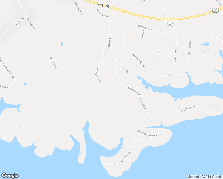 map of restaurants, bars, coffee shops, grocery stores, and more near Grandview Drive in Corsicana