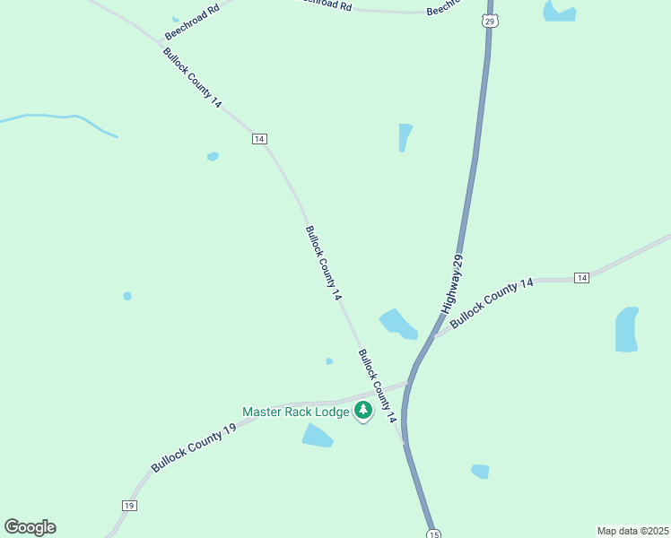 map of restaurants, bars, coffee shops, grocery stores, and more near Bullock County 14 in Union Springs