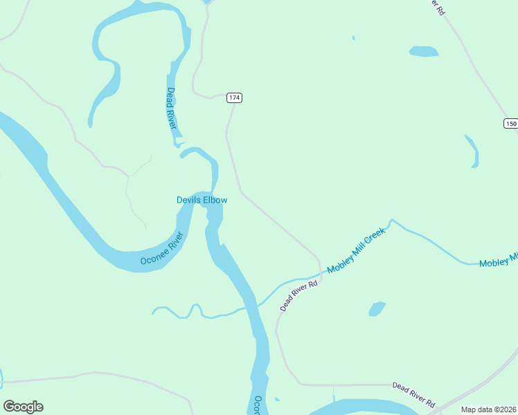 map of restaurants, bars, coffee shops, grocery stores, and more near 834 Dead River Road in Uvalda