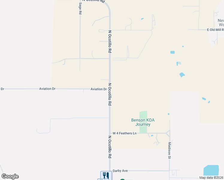 map of restaurants, bars, coffee shops, grocery stores, and more near in Benson