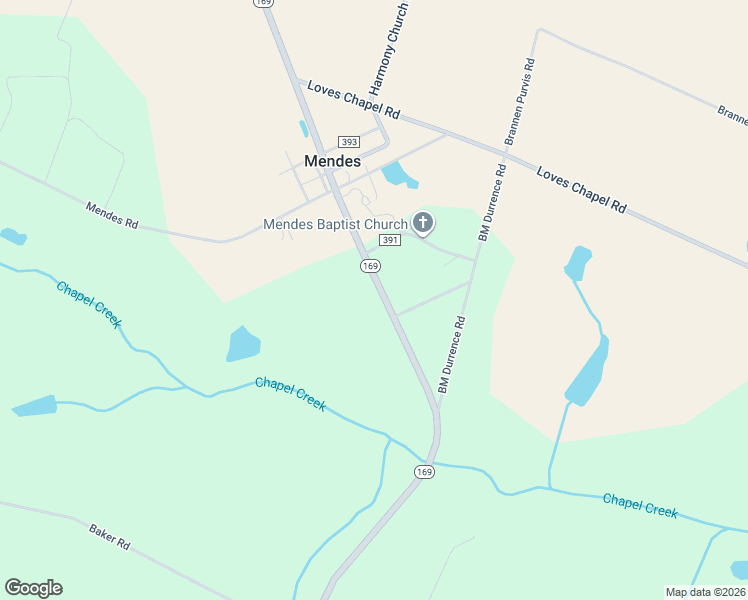 map of restaurants, bars, coffee shops, grocery stores, and more near 12647 Georgia 169 in Glennville